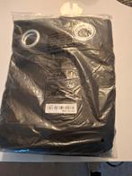 4 kant en klare zwarte verduisterende gordijnen op ringen, Huis en Inrichting, Stoffering | Gordijnen en Lamellen, Ophalen, 200 cm of meer