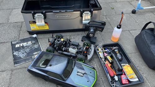 Hpi rs4 sport3 nitro + hoop nitro brandstof, Hobby en Vrije tijd, Modelbouw | Auto's en Voertuigen, Gebruikt, Auto, Groter dan 1:32