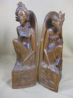 Stel Art Deco Balinese boekensteunen Bali, Ophalen of Verzenden