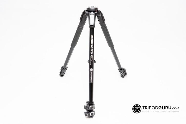 Manfrotto MT190X3 statief, Audio, Tv en Foto, Fotografie | Statieven en Balhoofden, Zo goed als nieuw, Driepoot, 150 tot 175 cm