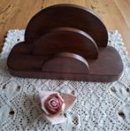 Art Deco houten brievenhouder met halve cirkels, Antiek en Kunst, Ophalen of Verzenden