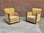2x vintage Rookstoel, Ophalen, Gebruikt, Minder dan 75 cm, Stof