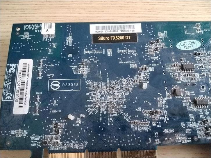 AGP videokaart ABIT Siluro FX5200 DT, Computers en Software, Vintage Computers, Ophalen of Verzenden