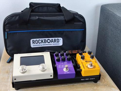 Rockboard duo 2.0 pedalboard met gigbag, Muziek en Instrumenten, Effecten, Zo goed als nieuw, Ophalen of Verzenden