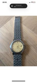 Emile Pequignet 18k horloge heren goudstaal horloge werkend, Ophalen of Verzenden, Zo goed als nieuw