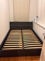 Opklapbed met opbergruimte 160x200- Gebruikt, Huis en Inrichting, Slaapkamer | Bedden, Ophalen, Zwart, Tweepersoons, 200 cm