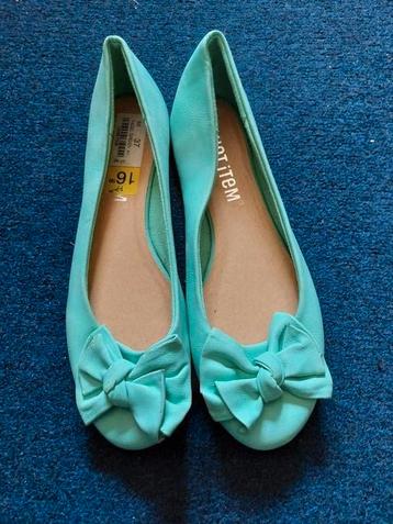 damesschoenen mintgroen ballerina's mt 37 beschikbaar voor biedingen