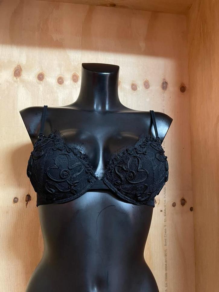 Valery push ip bh maat 75c en 80c model nasto nero, Kleding | Dames, Ondergoed en Lingerie, BH, Zwart, Verzenden