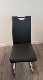 6 Grijze eetstoelen, Ophalen, Gebruikt, Grijs, Vijf, Zes of meer stoelen