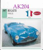 Ak204 autokaart bugatti type 252, Ophalen of Verzenden, Zo goed als nieuw, Auto's