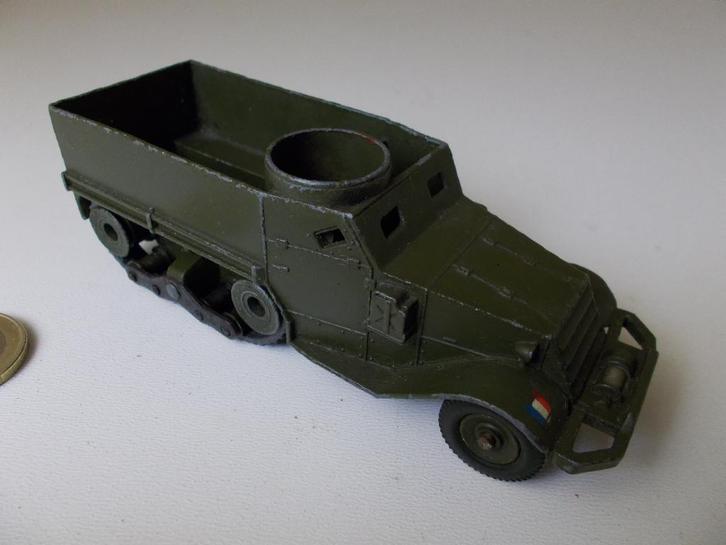 1960 Dinky Toys 822 HALF TRACK M3 + RUPSBANDEN! (-K-) I.g.st, Hobby en Vrije tijd, Modelauto's | 1:43, Zo goed als nieuw, Bus of Vrachtwagen