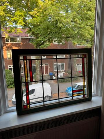 Glas in lood raam kozijn beschikbaar voor biedingen