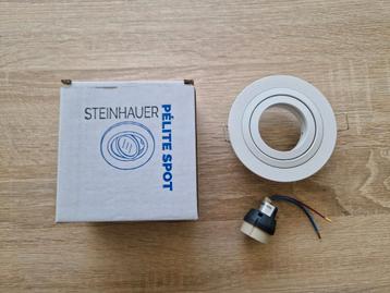 Nieuw! Inbouwspot Steinhauer Pelite 7304W wit 10cm 5 stuks beschikbaar voor biedingen