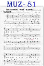 Muz81 bladmuziek super song i'm beginning to see the light, Muziek en Instrumenten, Bladmuziek, Verzenden, Artiest of Componist