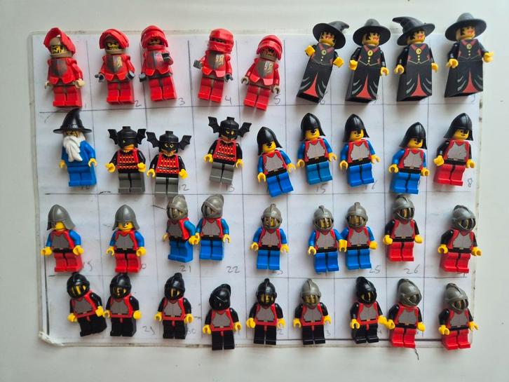 Lego div ridder heks tovenaar fright knight poppetjes black, Kinderen en Baby's, Speelgoed | Duplo en Lego, Zo goed als nieuw