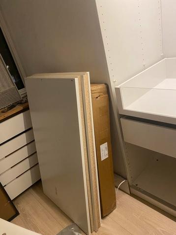 IKEA pax planken  100cm bij 58cm wit 