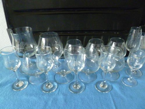 16 Cognac-, borrel- of sherry/port glazen. Z.g.a.n., Huis en Inrichting, Keuken | Servies, Zo goed als nieuw, Glas of Glazen, Overige stijlen