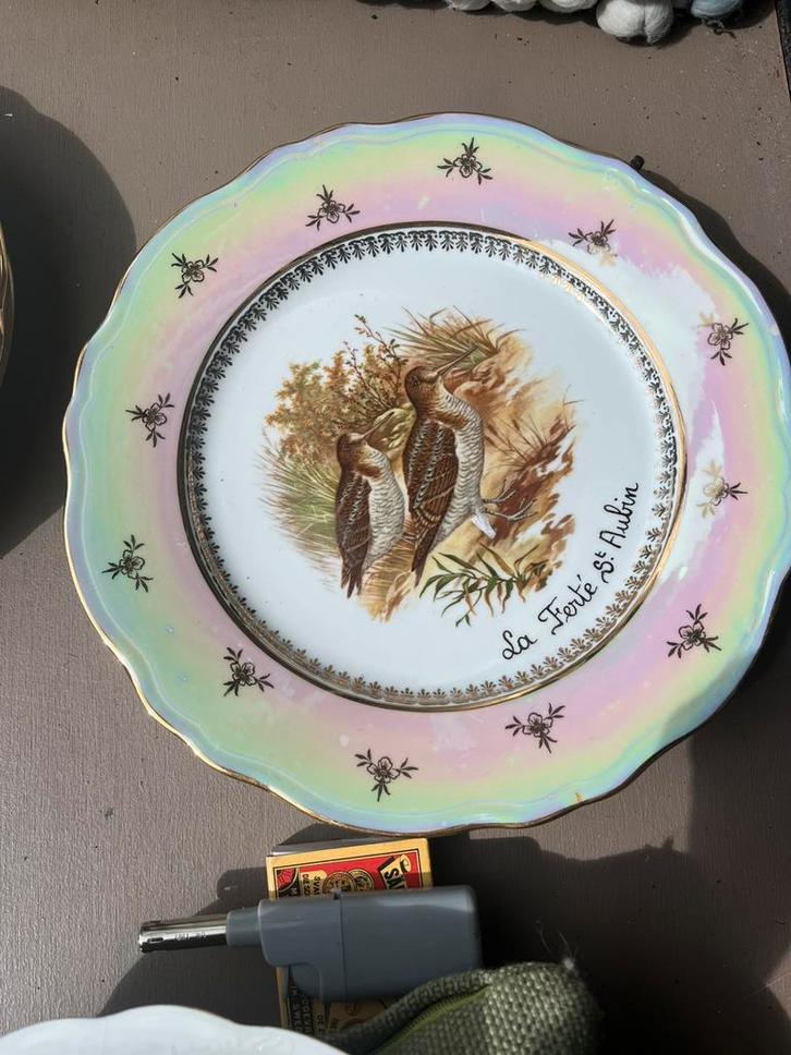 11 porseleinen borden uit Frankrijk, Antiek en Kunst, Antiek | Keramiek en Aardewerk, Ophalen of Verzenden