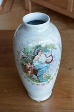 (nr.337) Prachtige parelmoer geglazuurde porseleinen vaas, Antiek en Kunst, Ophalen