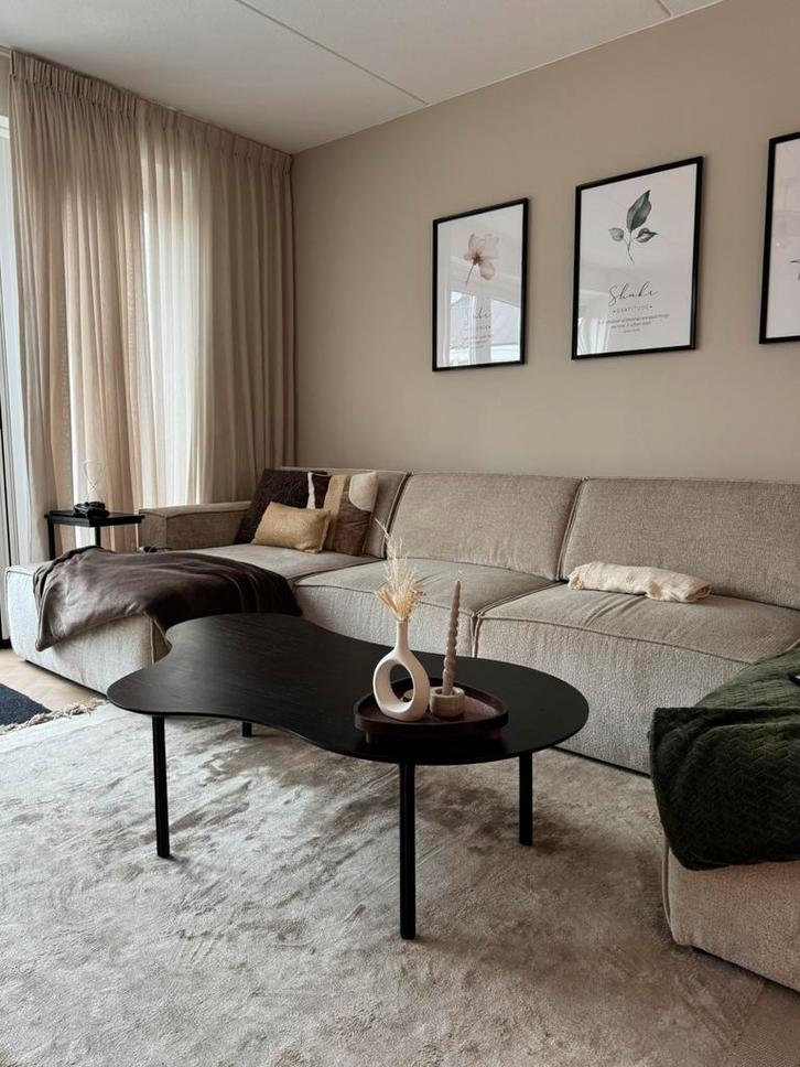 Organische salontafel, Huis en Inrichting, Tafels | Salontafels, Zo goed als nieuw, Minder dan 50 cm, 50 tot 100 cm, 100 tot 150 cm