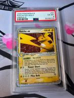 Pokemon kaarten Raichu EX Emerald PSA 6, Ophalen of Verzenden, Nieuw, Losse kaart, Foil