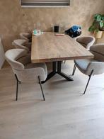 Eettafel mangohout 180 x 90, Huis en Inrichting, Tafels | Eettafels, 50 tot 100 cm, Industrieel, 150 tot 200 cm, Gebruikt