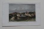 VLISSINGEN Staalgravure 1858 Mooi stadsgezicht Terwen GY5, Antiek en Kunst, Verzenden