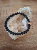 Natuurkralen armband met Onyx mat zwart 6mm, Overige materialen, Met edelsteen, Zwart, Nieuw