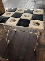 Antiek tafeltje zwart wit, Ophalen