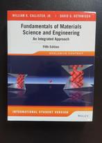 Fundamentals of Materials Science and Engineering, Ophalen of Verzenden, Beta, Zo goed als nieuw, WO