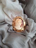 14 kts. antieke roségouden broche, Ophalen of Verzenden, Overige materialen, Broche