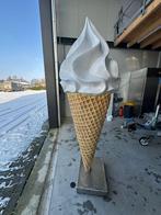 Softijs reclame ijshoorn 180-200 cm met voet, Ophalen, Gebruikt