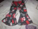 Nw donkerblw/rood/wit/groen Kerstbroekje wijde pijpen 56/62, Kinderen en Baby's, Babykleding | Maat 56, Ophalen of Verzenden, Nieuw