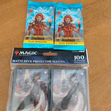 Magic: The Gathering Aetherdrift Boosters & Sleeves beschikbaar voor biedingen