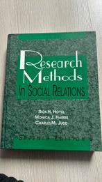 Research Methods in Social Relations, Boeken, Ophalen of Verzenden, Zo goed als nieuw, Alpha, WO