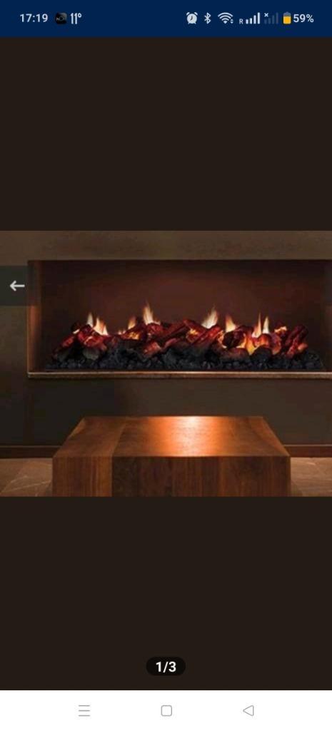 Faber Dimplex cassette 1000, Huis en Inrichting, Haarden, Zo goed als nieuw, Elektrische haard, Ophalen