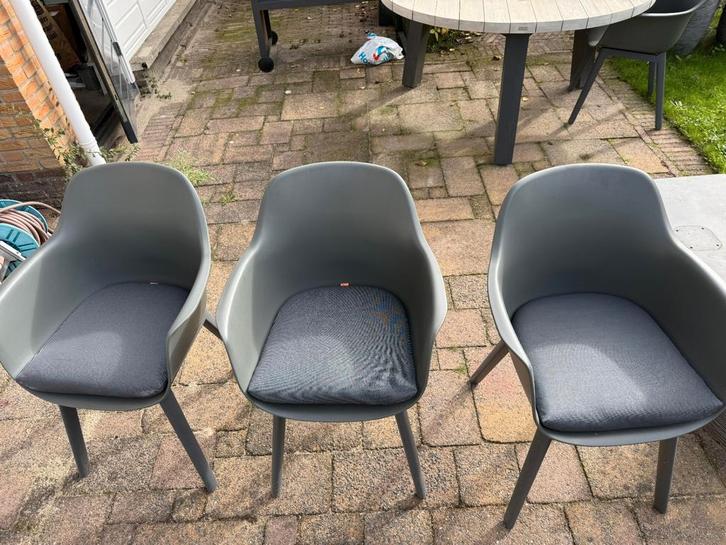 6 Life tuinstoelen met kussens, Tuin en Terras, Tuinsets en Loungesets, Gebruikt, Ophalen