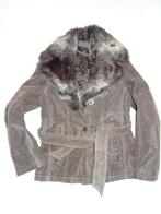 DAMES jas van echt LEER maat S in ~~nieuw~~ staat, Kleding | Dames, Verzenden, Zo goed als nieuw, Maat 36 (S), Bruin