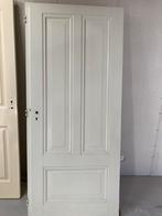 Leuke vintage witte houten 3 vlaks paneeldeur 83x197,5 cm, Doe-het-zelf en Verbouw, Deuren en Horren, Ophalen, Gebruikt, 80 tot 100 cm