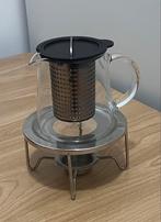 Finum Theepot met Filter & Theelichtverwarmer, Ophalen, Zo goed als nieuw