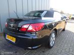 Chrysler Sebring Cabrio 2.0 CRD Limited //APK//Airco//Cruise, Auto's, Chrysler, Voorwielaandrijving, Cabriolet, Zwart, Leder