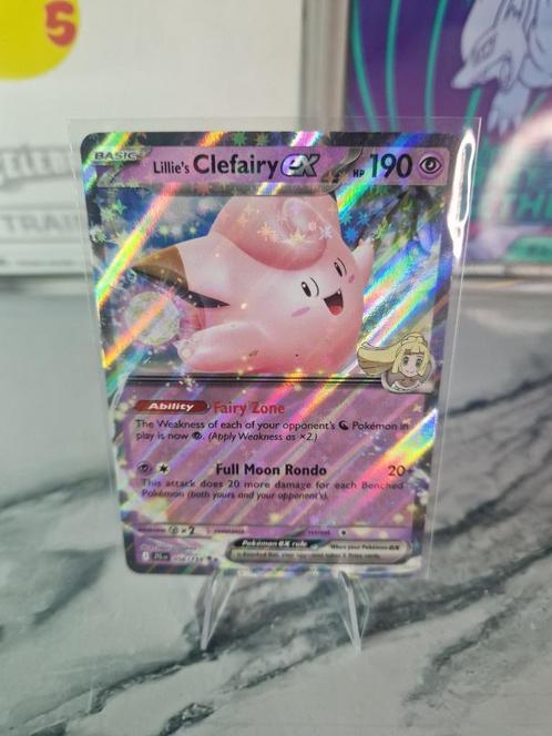 Pokemon Journey Together Kaart: Lillie's Clefairy EX - 056, Hobby en Vrije tijd, Verzamelkaartspellen | Pokémon, Nieuw, Losse kaart