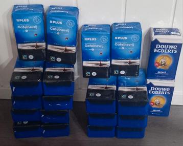 20 x cafeïnevrije filter koffie  plus en douwe egberts  beschikbaar voor biedingen