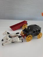 Gietijzeren set Paard Wagen & Koets, Antiek en Kunst, Antiek | Speelgoed, Ophalen of Verzenden