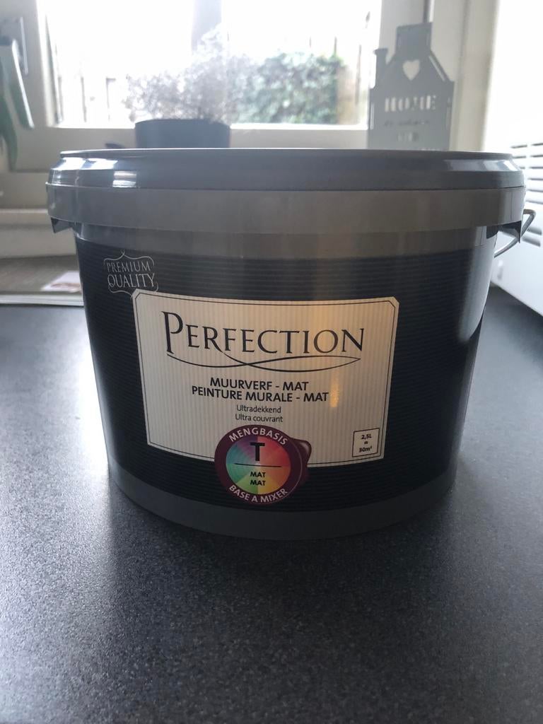 Nieuwe Muurverf - Perfection Mat, Nieuw, Ophalen of Verzenden, Verf, Minder dan 5 liter