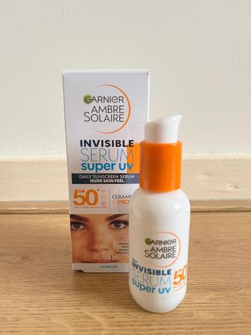 Garnier Ambre Solaire Invisible Serum SPF 50 beschikbaar voor biedingen