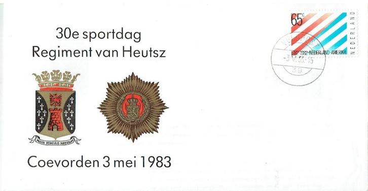 Mi 27 Nederland 1983 30e Sportdag Regiment van Heutsz Coe 1, Postzegels en Munten, Brieven en Enveloppen | Nederland, Envelop