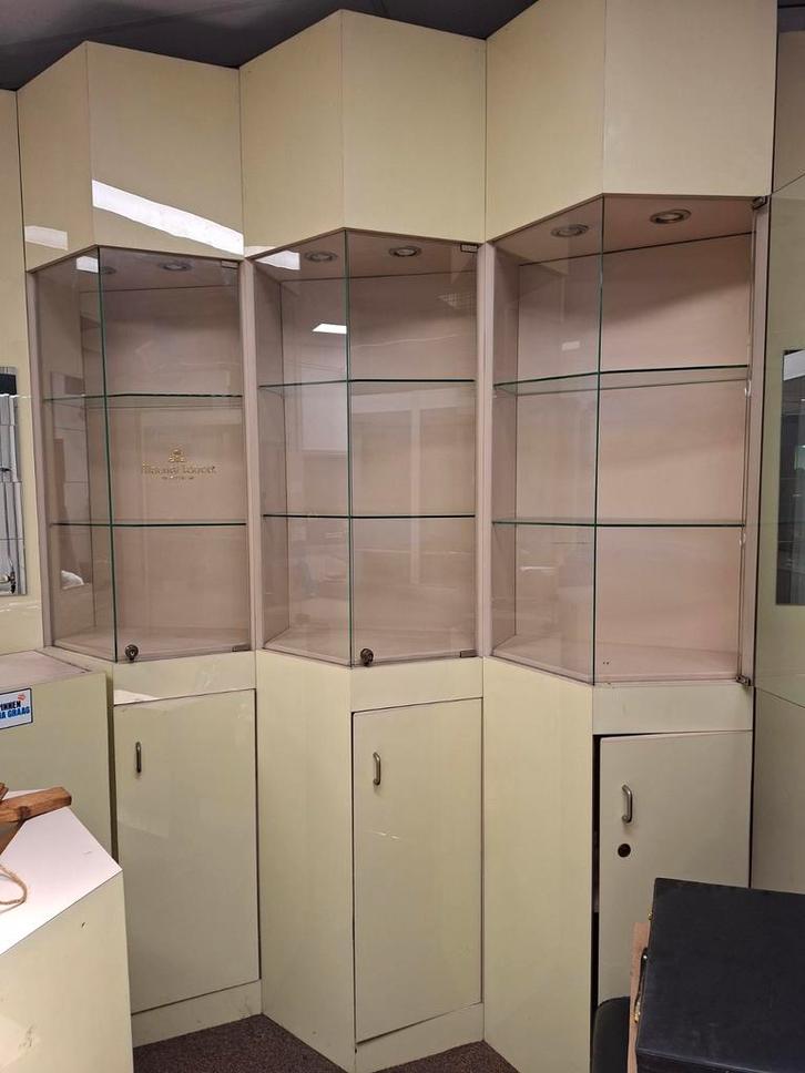 6 vitrinekasten te koop – bieden, Huis en Inrichting, Woonaccessoires | Kamerschermen, Gebruikt, Ophalen