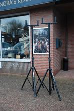 Quicklock  2x Speakerstands met dubbele speakerhouder, Ophalen, Gebruikt, Quicklock, .