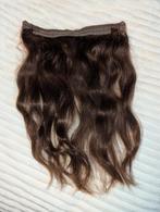 Flip in extensions echt haar chocoladebruin, Ophalen of Verzenden, Nieuw, Pruik of Haarverlenging